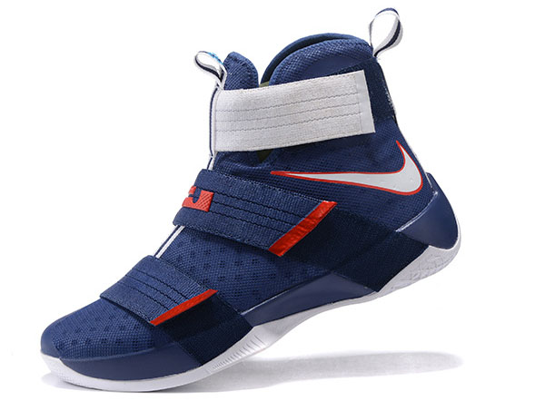blue and white lebron soldiers